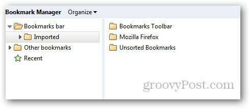 Könyvjelzők átvitele Firefox 10
