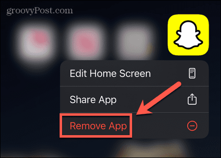 snapchat alkalmazás eltávolítása