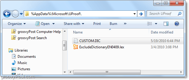 Szavak eltávolítása vagy hozzáadása az Office 2010 szótárhoz