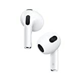 Apple AirPods (3. generációs) vezeték nélküli fülhallgatók MagSafe töltőtokkal. Térbeli hang, izzadság- és vízálló, akár 30 órás akkumulátor-élettartam. Bluetooth fejhallgató iPhone-hoz