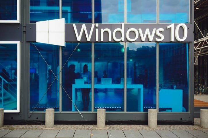 Microsoft Windows 10 promóciós pavilon