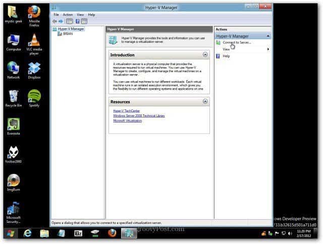 Windows 8: Engedélyezze a Hyper-V virtuális gépek létrehozását és kezelését