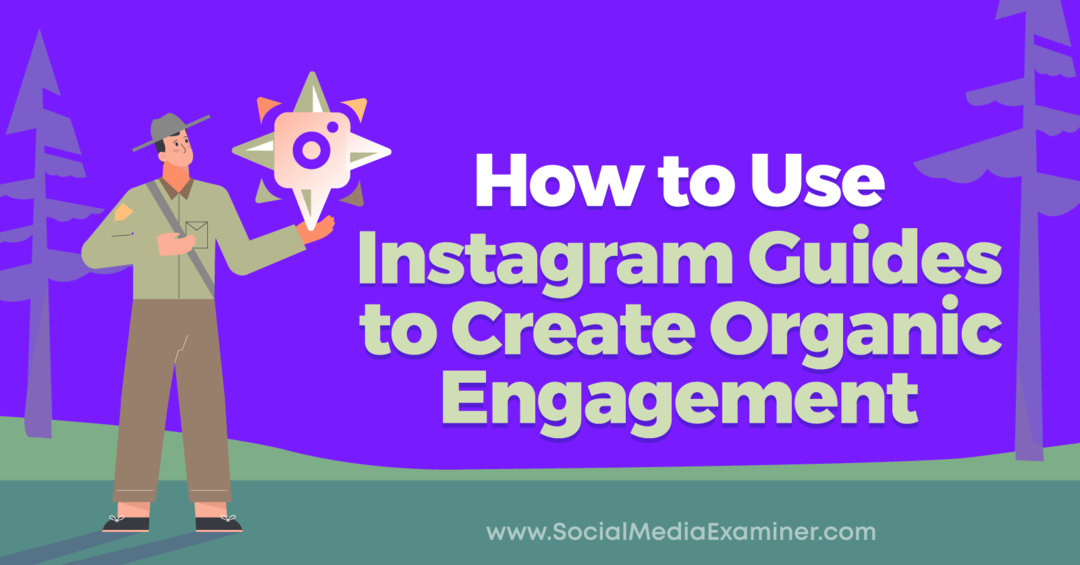 Hogyan használjuk az Instagram-útmutatókat Anna Sonnenberg szerves elkötelezettségének létrehozásához a Social Media Examiner-en.