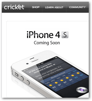 iphone 4s a krikett számára
