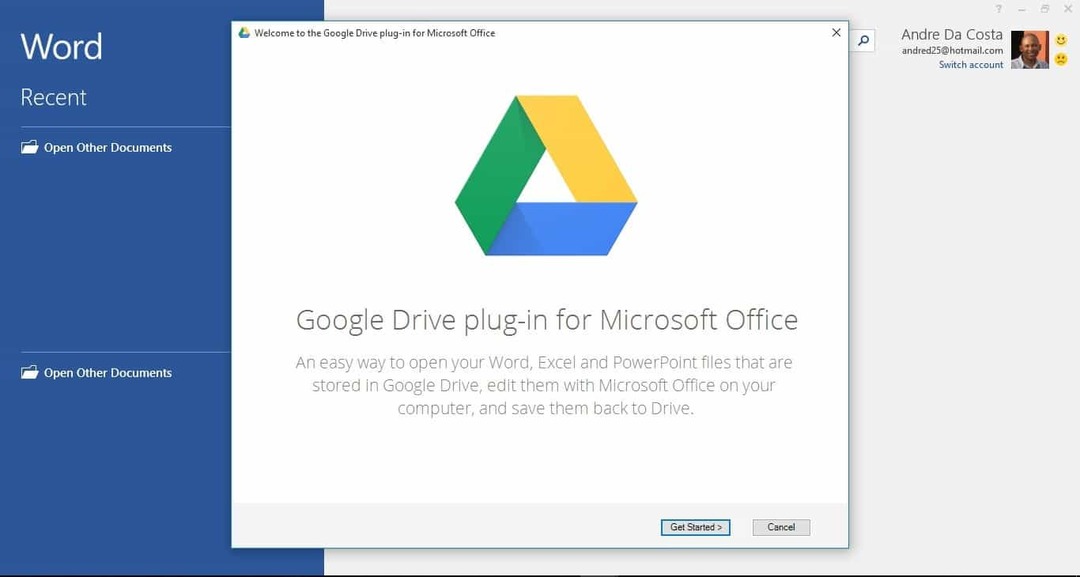 Google Drive plug-in
