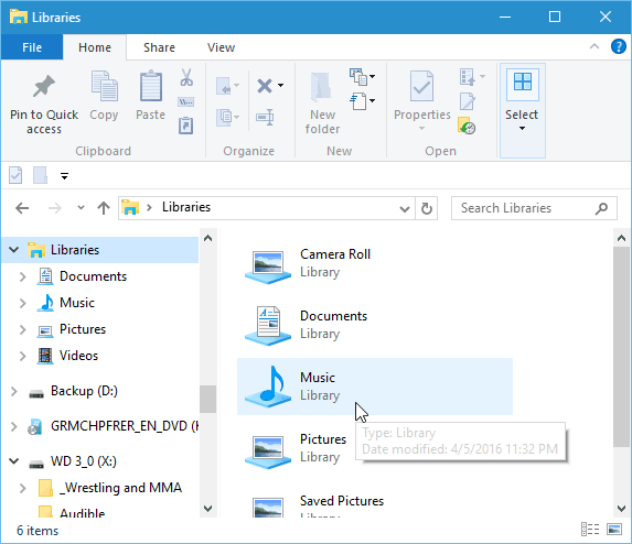 Windows 10 tipp: A Könyvtárak megjelenítése a File Explorer programban
