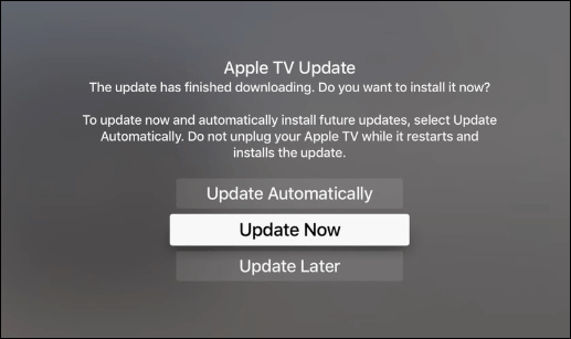 4 Apple TV frissítés