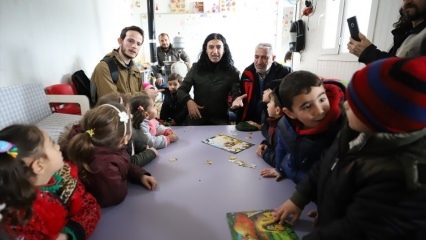 Murat Kekilli a szíriai menekülttáborokban járt