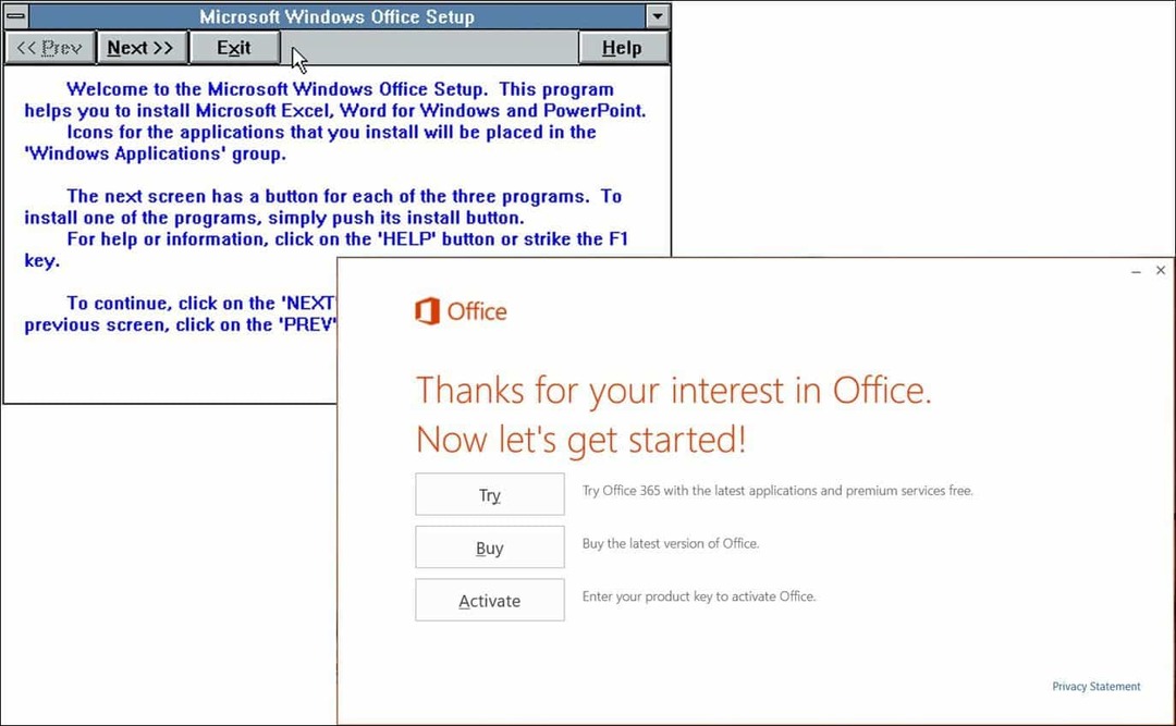 Bepillantás a Microsoft Office 25 évébe (akkor és most)