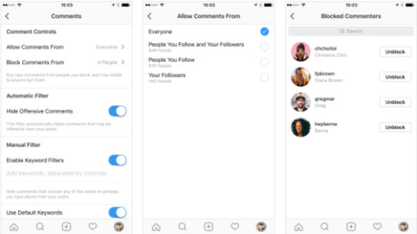 Az Instagram új funkciókat kínál, amelyek lehetővé teszik a felhasználók számára, hogy ellenőrizzék, ki képes megjegyzést fűzni a bejegyzéseihez.