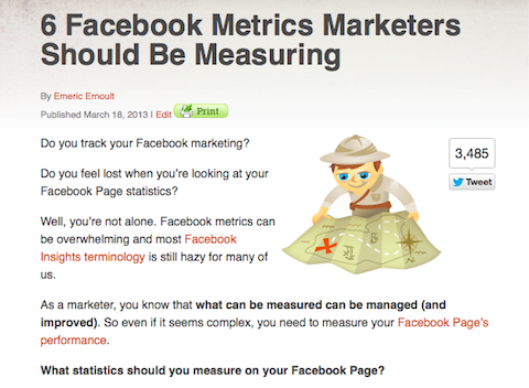 facebook metrikák