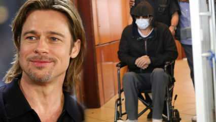 Rémültek a kerekesszékes Brad Pitt fotói!