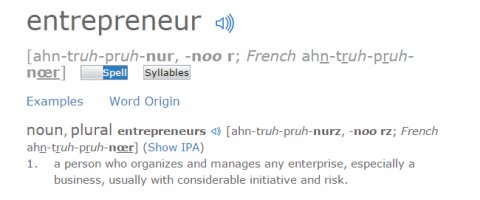 A "vállalkozó" szó meghatározása a kockázat gondolata. 