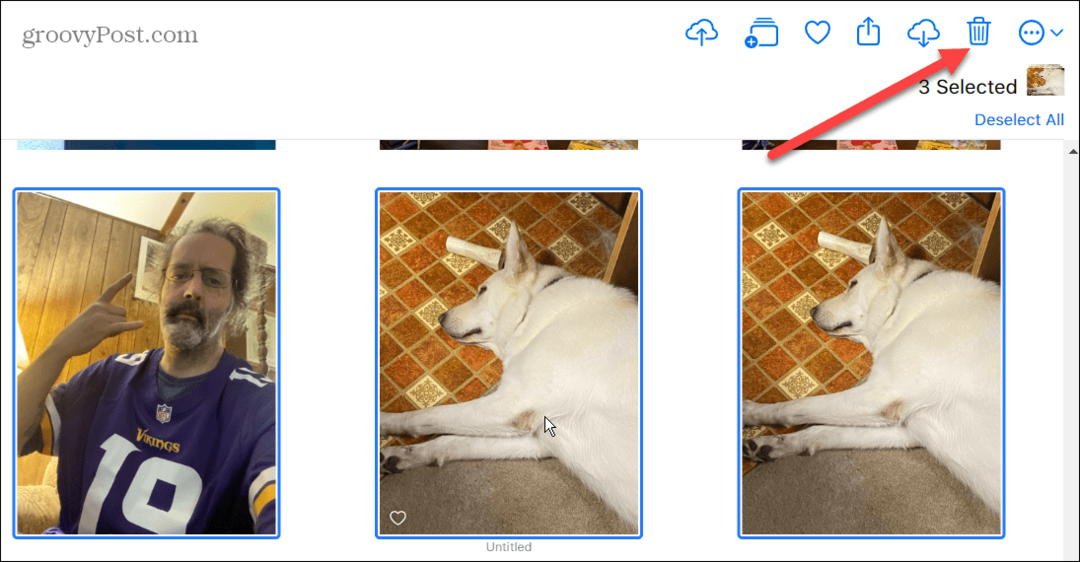 Hogyan törölhet fényképeket az iCloudból