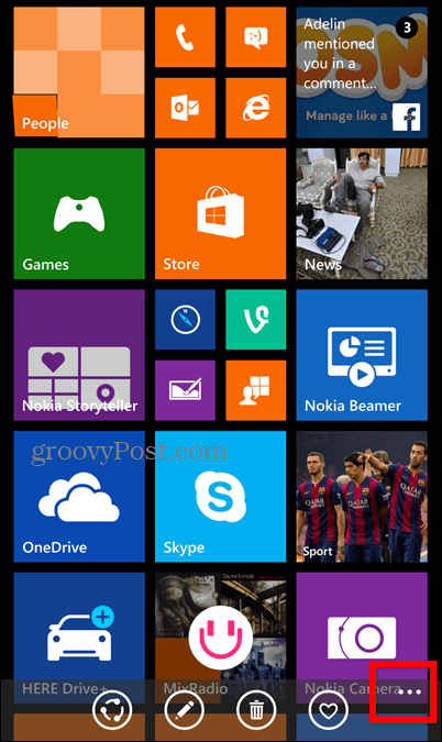 Windows Phone 8.1 képernyőzár képernyő