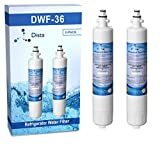 Dista - GE RPWF-rel kompatibilis hűtőszűrő vízszűrő (RPWFE-hez nem) (2-csomag)