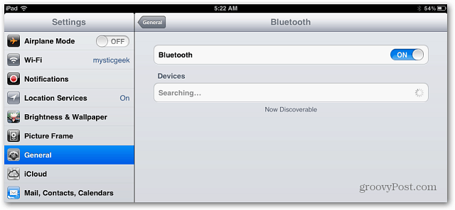 Csatlakoztasson egy Bluetooth billentyűzetet az iPadhez