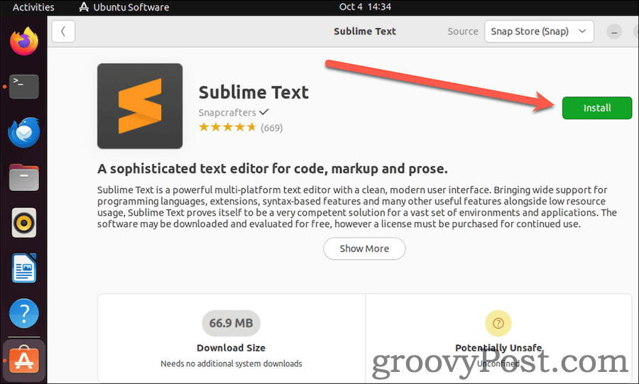 Telepítse a Sublime Text-et az Ubuntu-ra