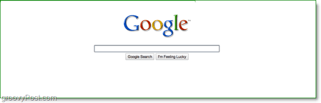 google kezdőlap az új fade megjelenéssel, itt változott