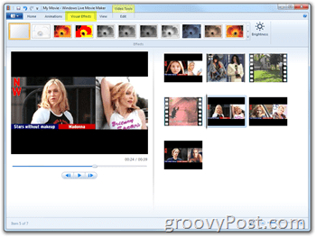 Microsoft Windows Live Movie Maker - Hogyan készítsünk otthoni filmeket Madonna
