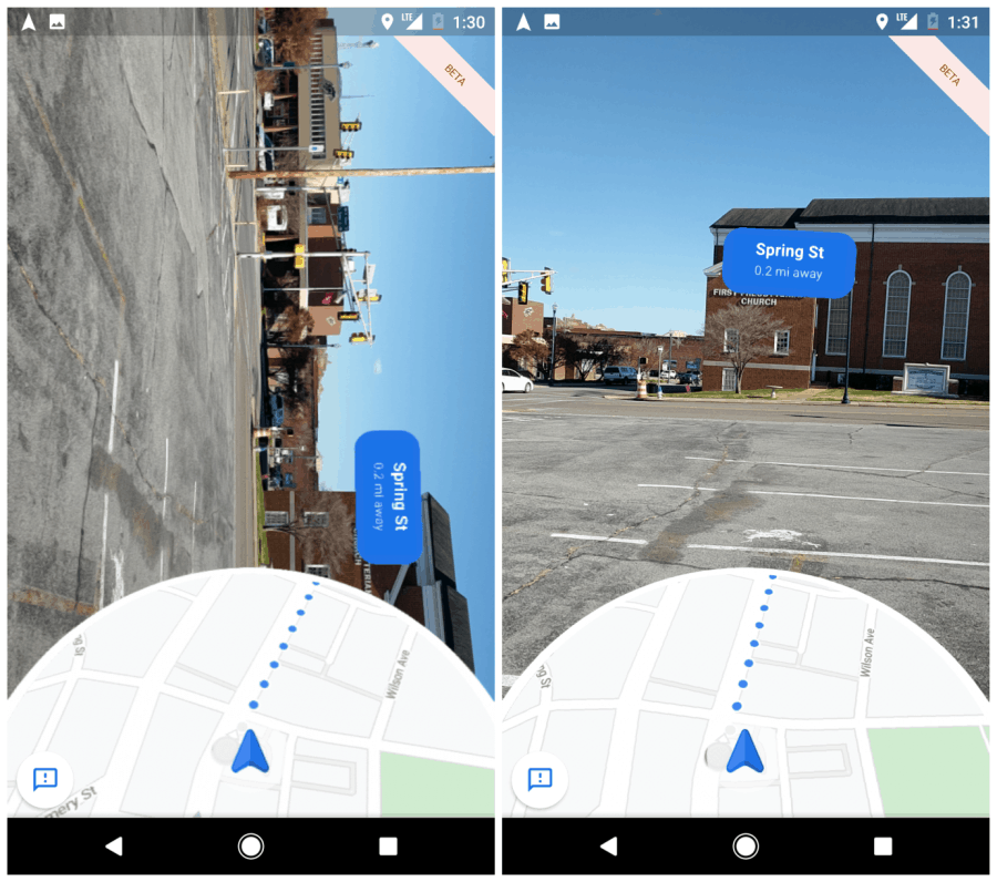 google maps élő nézet
