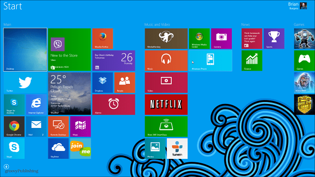 Windows 8.1 tipp: Tegye azonosvá az Asztal és a Kezdő képernyő hátterét