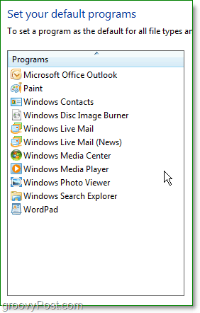 Az Internet Explorer nem jelenik meg a Windows 7 alapértelmezett programjain