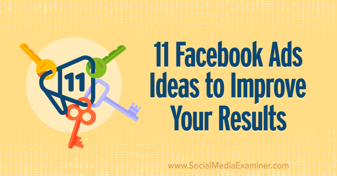11 Facebook hirdetési ötlet az eredmények javítására Anna Sonnenberg által a közösségi média vizsgáztatóján.