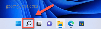 Outlook kereső ikonra