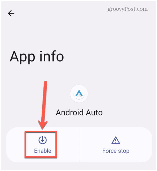 android automatikus engedélyezése