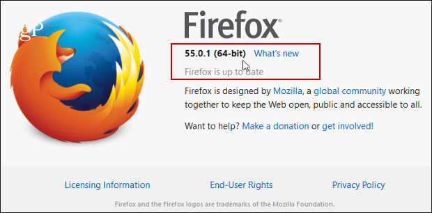 A Mozilla alapértelmezés szerint 64 bites Firefoxot kínál a 64 bites Windows felhasználók számára