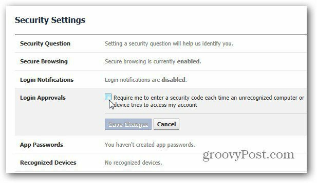 Hogyan lehet engedélyezni a Facebook kétfajta hitelesítését