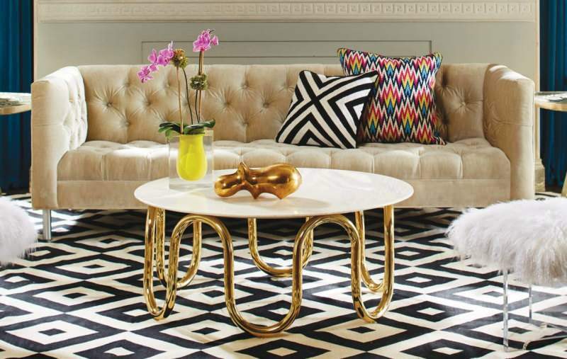 Új trend a dekorációban: arany bútorok