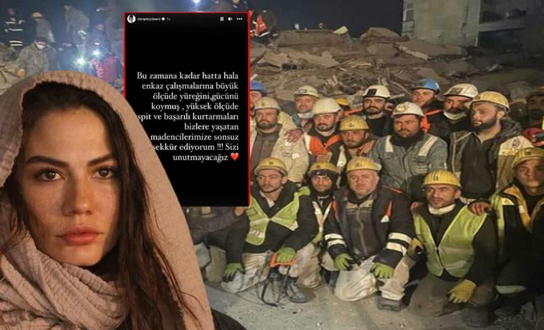 Demet Özdemir köszönetet mondott a bányamunkásoknak, akik a földrengésért dolgoztak! 