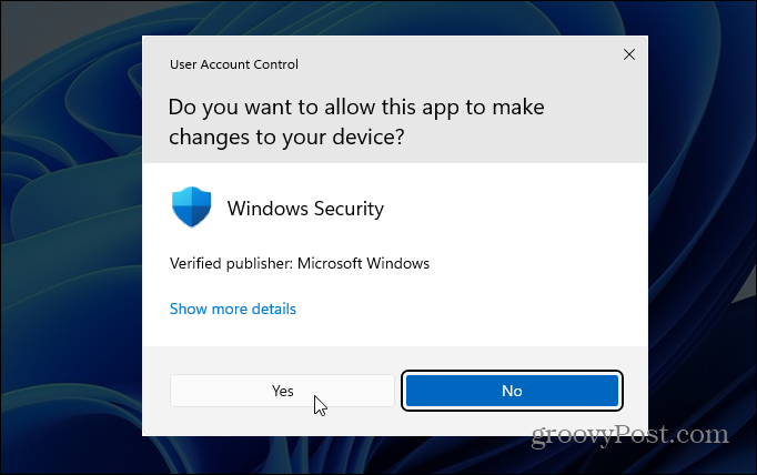 Felhasználói fiókok felügyelete Windows 11