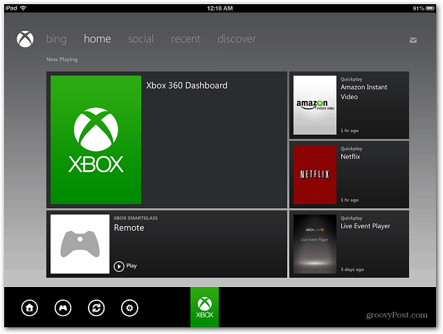 Az Xbox 360 vezérlése iPhone vagy iPad készülékről