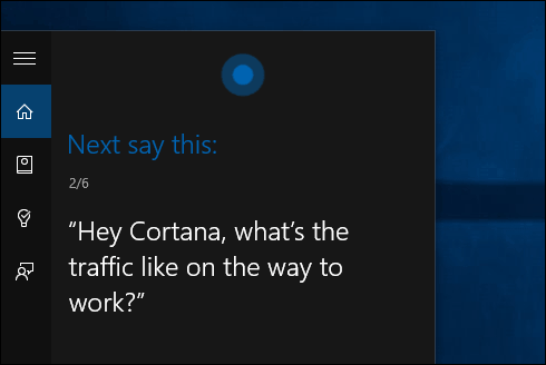 Vonat Voice Cortana Windows 10