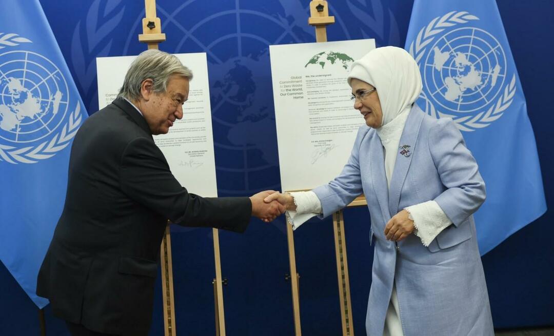 Jóakarat nyilatkozatot írtak alá az ENSZ-ben Emine Erdoğan projektje mellett, amely példát mutat a világnak!