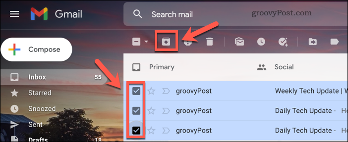Archiválja az e-maileket a Gmailben