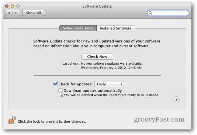 Konfigurálja az Apple OS X Lion szoftverfrissítési szolgáltatását