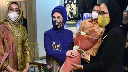 Erdoğan first lady részt vesz Indonézia promóciós programjában