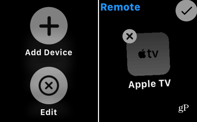 Távolítsa el az Apple TV-t a Watch-ból