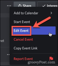 Esemény szerkesztése a Discordon