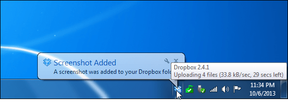 Dropbox verzióképernyő hozzáadva