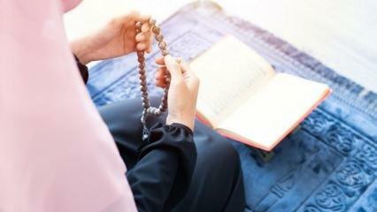 Hogyan készítsünk imát tasbih? Imák és dhikr ima után elmondandó