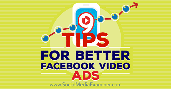 optimalizálja a videohirdetéseket a facebook-on