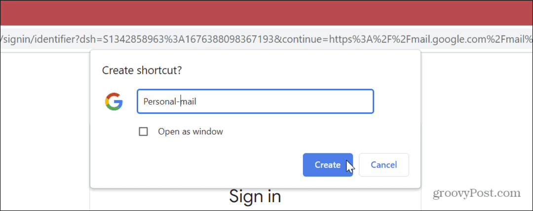 Gmail hozzáadása a Windows 11 tálcához