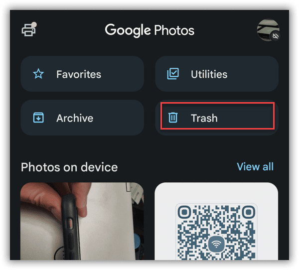 A törölt fényképek helyreállítása Androidon