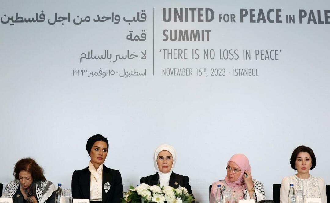  First Lady Erdoğan One Heart Summit for Palestine kezdeményezés mozgalom