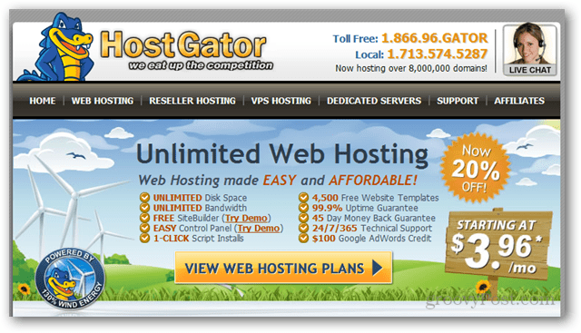 hostgator, a florida internetről